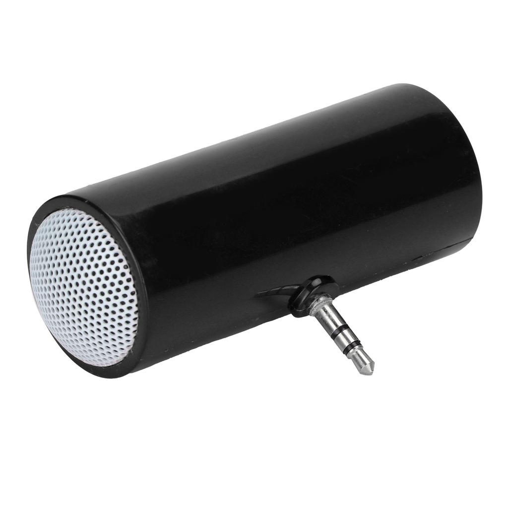 3.5 mm Jack Stereo Mini Speaker Portable Wireless Plug in Speaker for Mobile Phones and TabletsBlack
