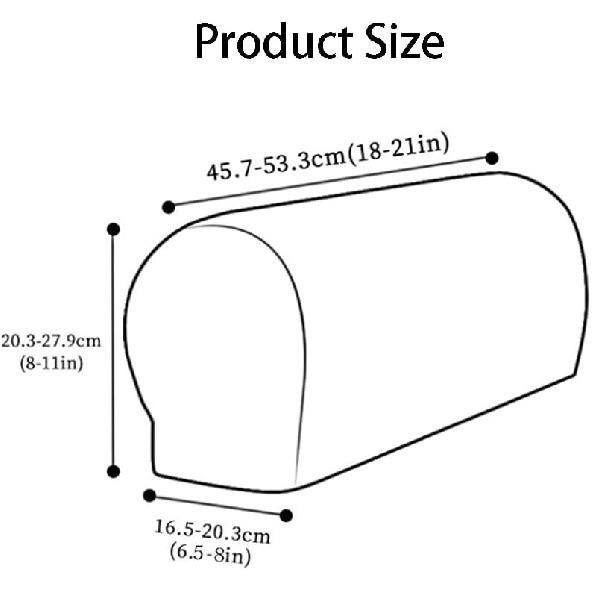 LINGXIYA Set of 2 Sofa Armrest Cover, Soft Stretch Arm Cover for Recliners Sofas Chairs,Couch Furniture Armrest Protector Covers
