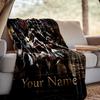Custom Name Creed Game Throw Blanket - Perfect for Couch, Bed, Office, and outdoor Travel - Ideal Gift for Christmas & Holidays