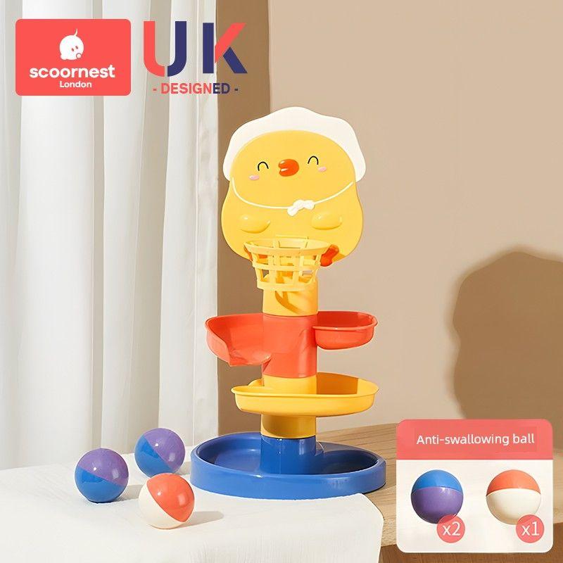 

Детская игрушка Стреляющий трек Вращающийся стол Игрушка Дети Раннее детство Ребенок старше 3 лет Детская Дженга 3-layer track turning music (3 balls)-yellow