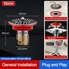Insect Proof Removable Seal Stopper Easy Install Basin Drain Filter  Water Drain Supplies