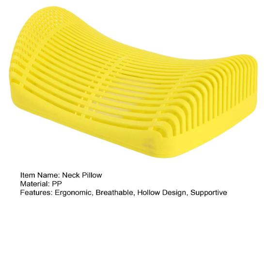 Cooling Neck Pillow Hollow Neck Support Pillow Cervical Spine Repair Physiotherapy Pillow Breathable Sleeping Pillow for Summer Camping Travel