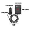 3 In 1 Car Fast Charger Car Socket Adapter USB Extended b Wire Car Accessories For Peugeot 208 3008 107 308 2008 207 508 607 301
