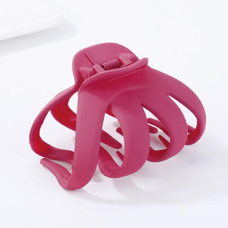 Geometric Octopus Hair Clip: Eight-Clawed Oval Claw for Japanese & Korean Styles