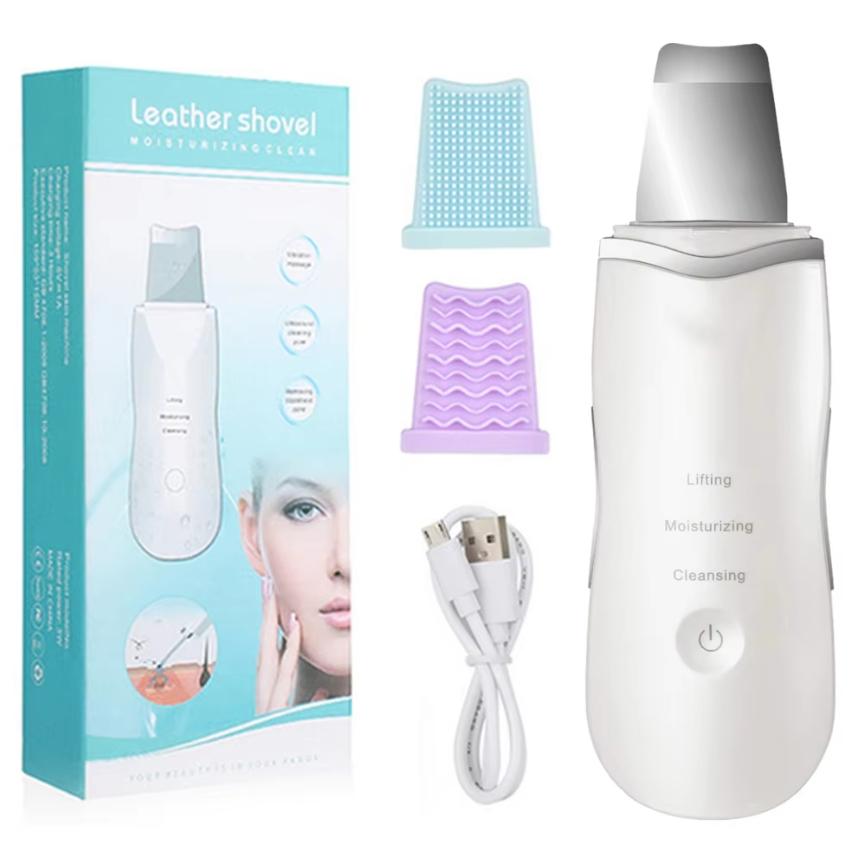 Skin Scrubber Deep Vibrate Facial Cleaner Shovel Spatula Not Ultrasonic Face Scrubber Pore Cleaner Facial Shovel Massager