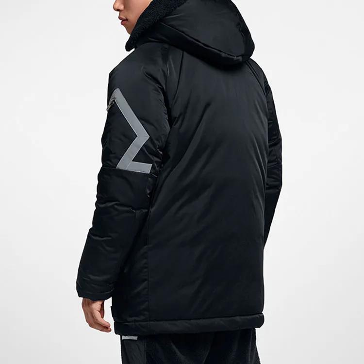 Jordan Down Jackets Men's Black Hooded Moderate Other (Unisex) Down Jackets AA1952 010