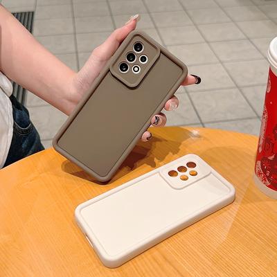 Měkké silikonové pouzdro na telefon Full Cover Fotoaparát Ochranné pouzdro odolné proti nárazu pro iPhone Huawei Honor Samsung Xiaomi Redmi OPPO Realme Vivo Infinix Tecno