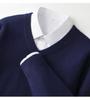 Men's V-Neck 100% Pure Wool Sweater - Solid Color, Short/Long Sleeve, Cashmere Knit Base Layer for Autumn/Winter