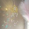 1Pc Crystal Hanging Light Catcher, Crystal Prism, Light Catcher, Light Catcher, Window and Garden Decoration