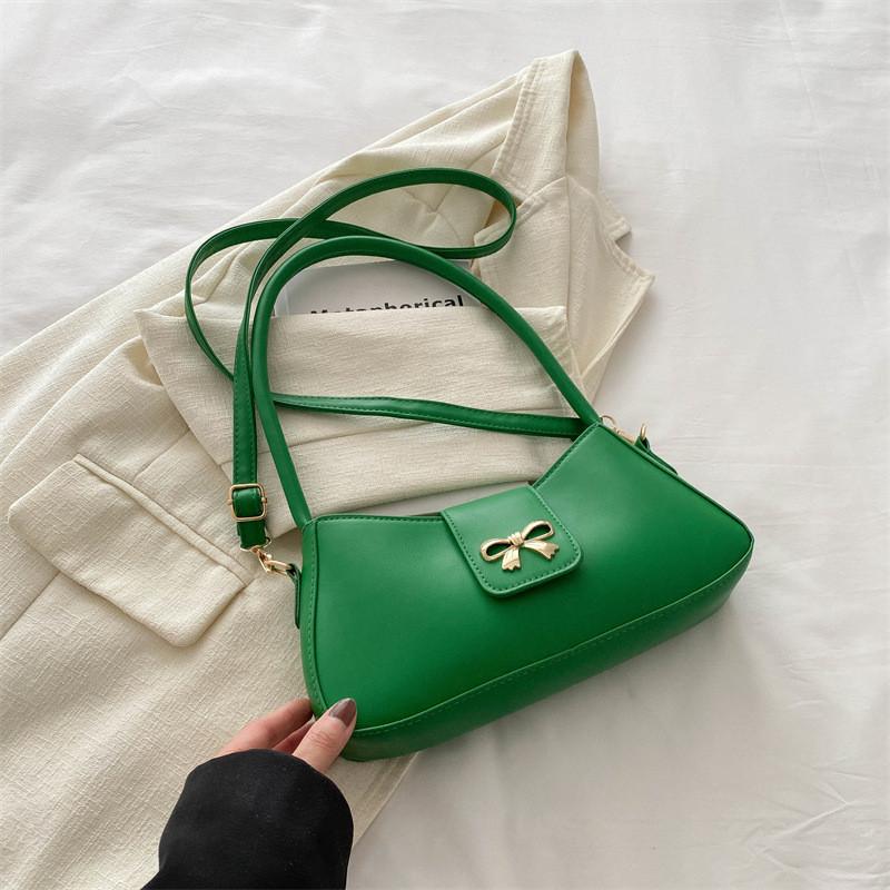 

Chic Pu Leather Crossbody Bag For Women With Stylish Design And Versatile Colors зелений