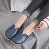 Boat Shoes For Women Large Size Leather Womens Shoes Hard -Wearing Soft Flat Shoes Ladies Spring