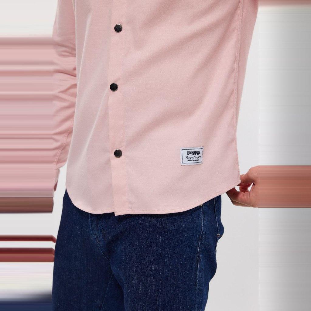 DeepSEA Slim Fit Long Sleeve Buttoned Cotton Shirt 2403012