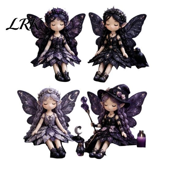 Elf Fairy Sewing Project Patchwork DIY Kit, Flower Fairies Make 4 Seasonal Craft Dolls, Beginner-Friendly for Home Decor Handmade Gift Idea