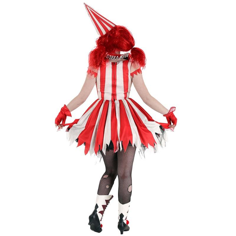 Halloween Costumes Adult Circus Horror Clown Return Night, Dress Show Costume Girl