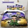 Hunter X Hunter Pillowcase & Duvet Cover Set for Home Decor Birthday Gift (1 * Duvet Cover + 2 * Pillowcase, Without Core)