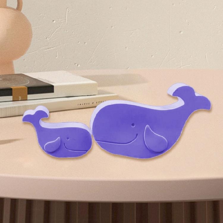 3D Whale Statue Silicone Molds for Epoxy Resin Craft Handmade Candle Chocolate Fondant Mould Silicone Soap Molds