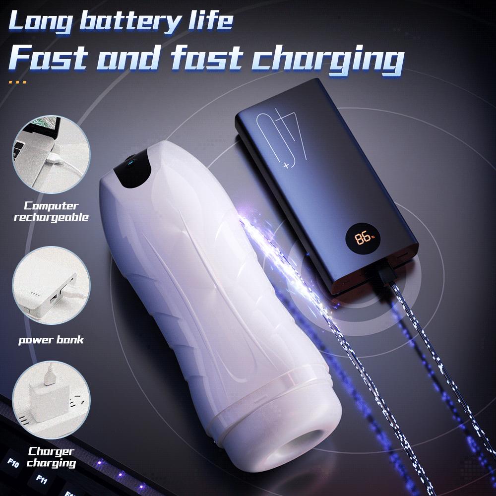 Automatic Male Masturbator Cup Automatic Blowjob Suking Machine Real Vagina Pocket Pussy Penis Oral Masturbatio Sex Toys For Men