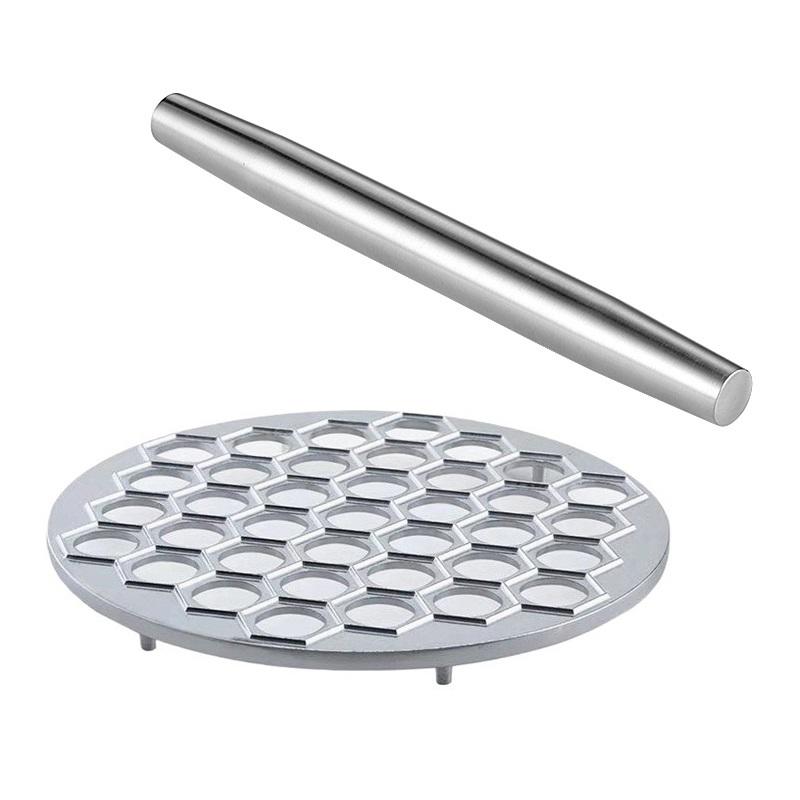 Popular Dough Rolling Pin Ravioli Mold Dumpling Mold Baking Mat Optional Tools