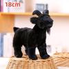 1Pcs Realistic Goat Plush Stuffed Toy With Soft Fluffy Material And Lifelike Design For Home Decor Kids Birthday Holiday Gifts