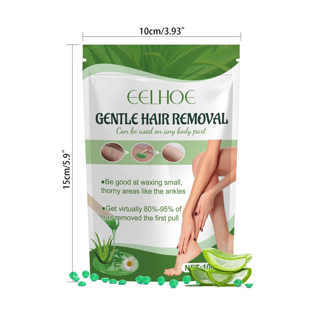 EELHOE Aloe vera hair removal wax beads