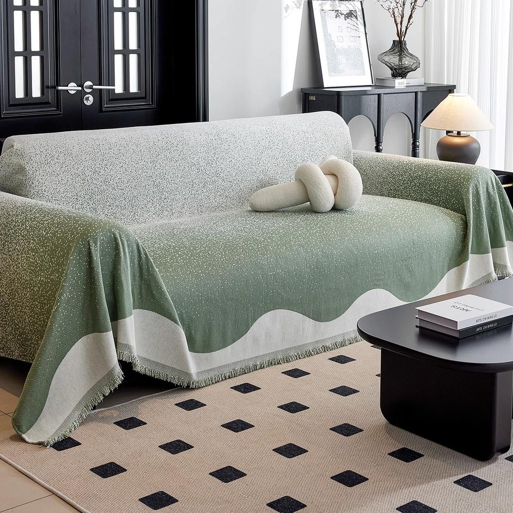 Chenille Sofa Cover Cloth Can Be Spread and Covered with Full Cover Sofa Towel New Year's Sofa Blanket Universal for All Seasons