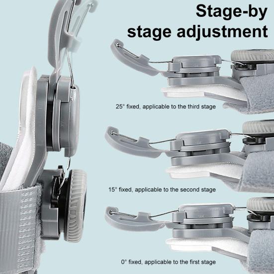 Bunion Corrector Adjustable Knob Big Toe Straightener Hallux Valgus Correction Hammer Toe Separator Orthopedic Bunion Splint Pain Relief Feet Brace