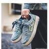 Men's Stylish Spring & Autumn Casual Sneakers - Trendy, Versatile Hong Kong Skateboard Shoes with Height Boost.