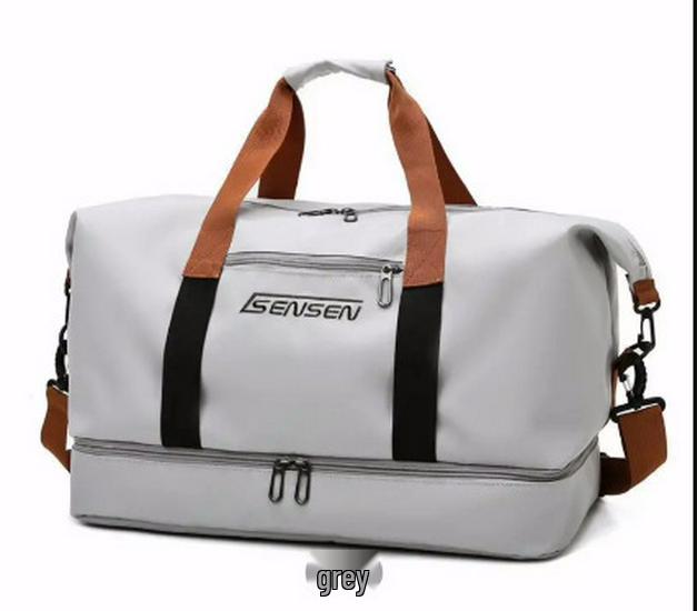 Unisex Large Capacity Canvas Travel Bag for Short Trips