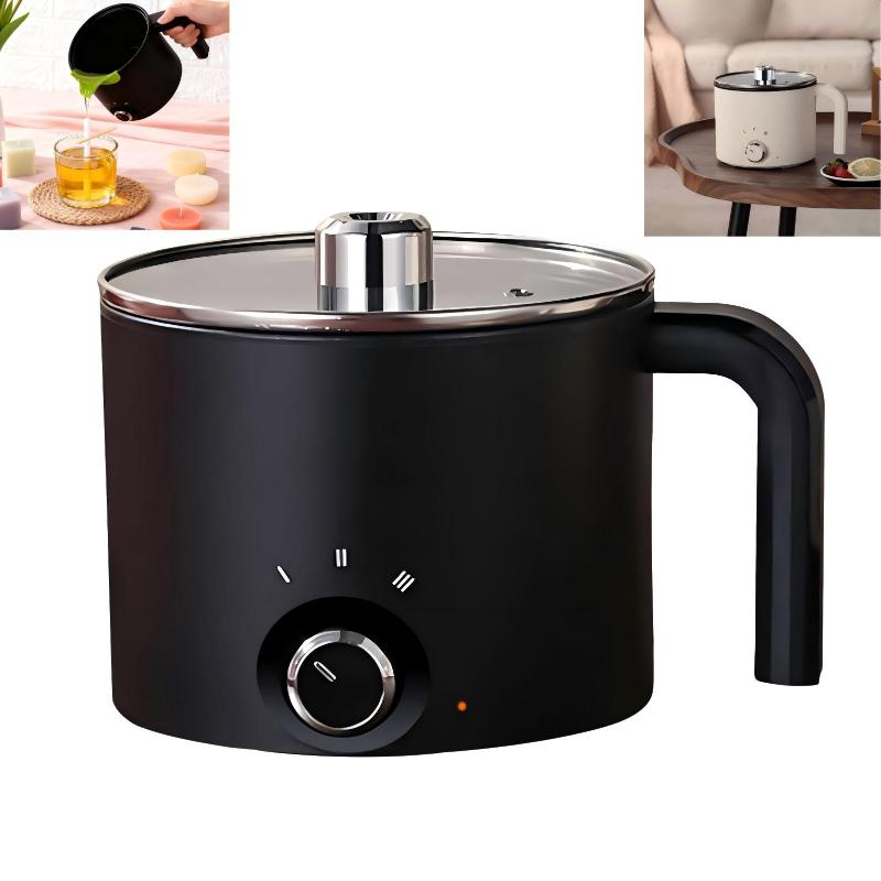 1.8L Candle Wax Melting Pot with 3 Level Temperature Adjustment Electric Heater for Home Candle Craft DIY Projects