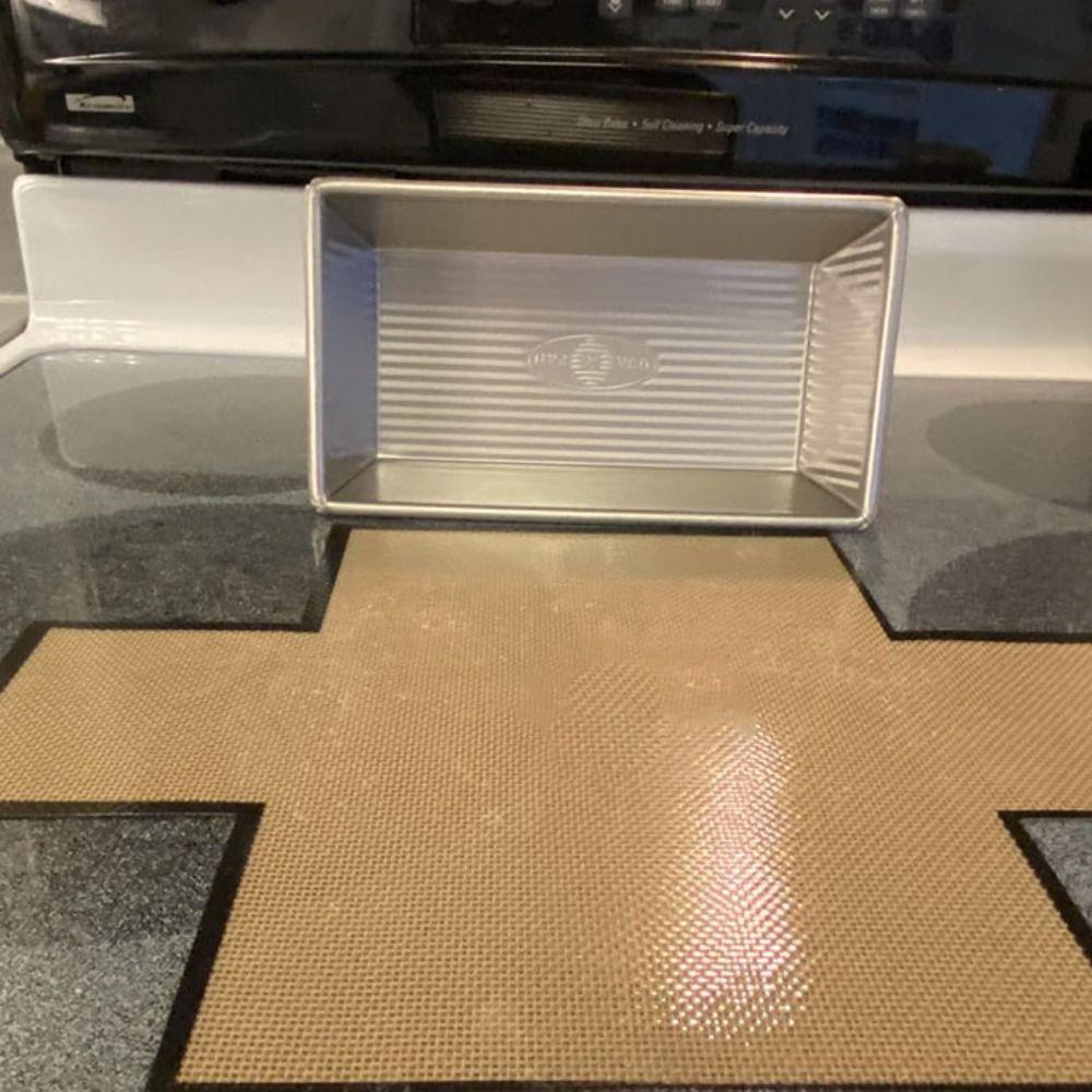 2pcs Cross Shape Bread Baking Mat Reusable Toast Mold Sheet Liner Toast Mold Baking Mat Oven