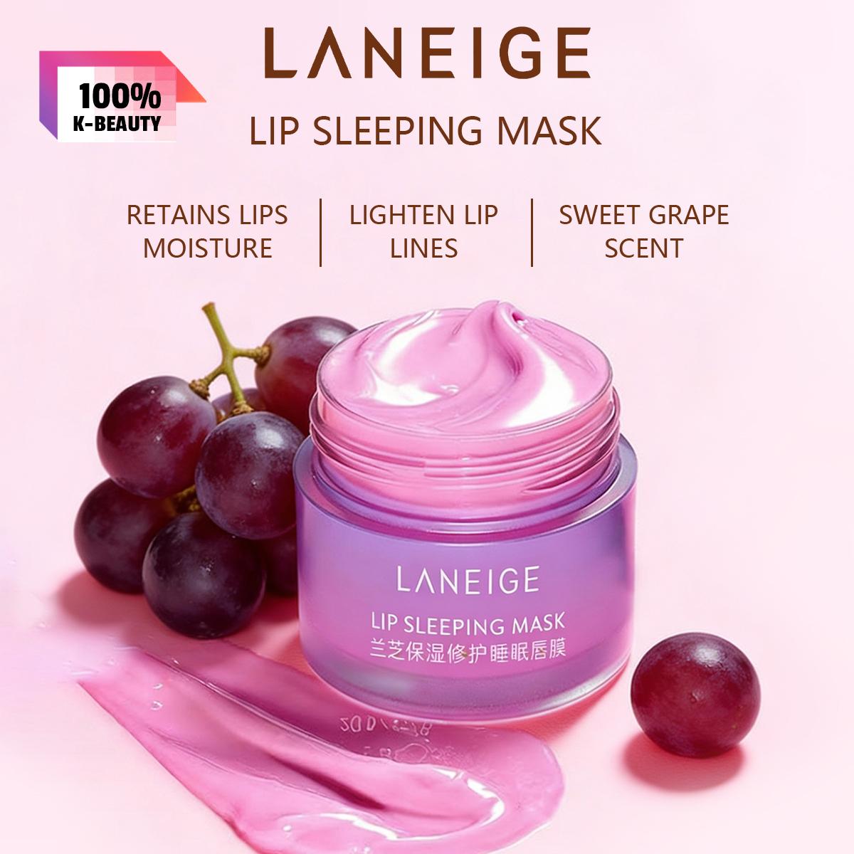 

LANEIGE Ночная маска для губ Виноград Персик Ягода 20 г/0,70 унц.