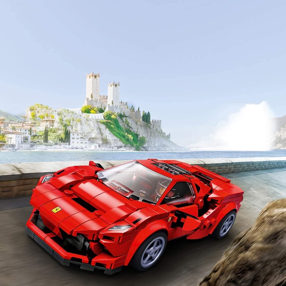 LEGO Speed Champions Ferrari F8 Tributo Building Set 76895, 275 Pieces, for Ages 7 and Up
