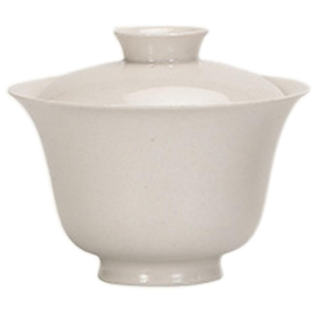 Hand-made Porcelain Gai Wan Tea Set Vintage Hand-made Teacups For Brew Loose Oolong/Puerh Tea
