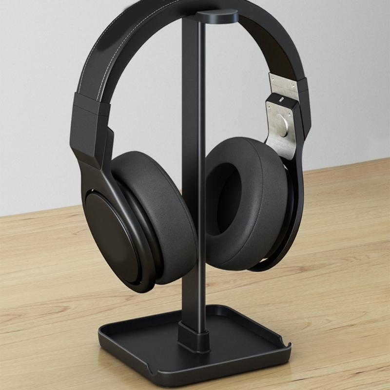 MultiFunctional Desktop Organizers Headphone Stand With Storage Tray And Secure Phone Holder For Headsets Display