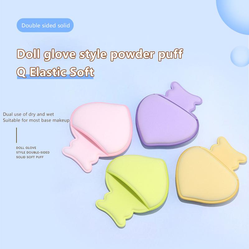 1 Pcs Mini Finger Puff Foundation Small Air Cushion Powder Sponge Face Concealer Bb Cream Cosmetic Applicator Makeup Tools