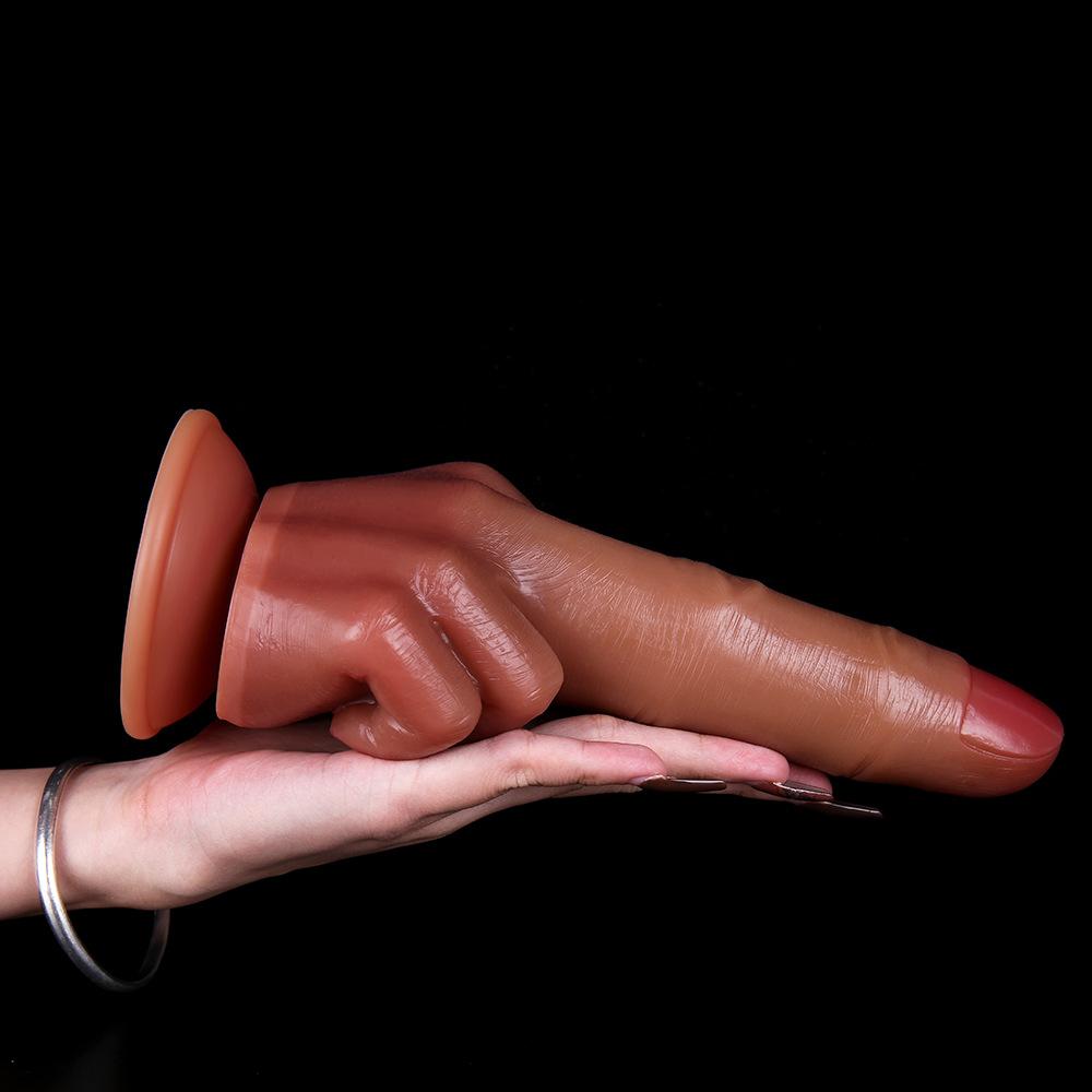G65 A Male Finger Simulation Liquid Silicone Dildo Unique Adult Sex Toys