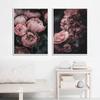 Peony Rose Flower Canvas Nordic Poster Botanical Scandinavian Style Wall Art Print Picture Painting for Living Room Decoration
