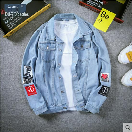"Chaqueta Vaquera de Invierno para Hombre con Forro de Terciopelo - Ropa de Trabajo Retro Japonesa, Estilo Coreano, Talla Grande, Top Grueso Casual"