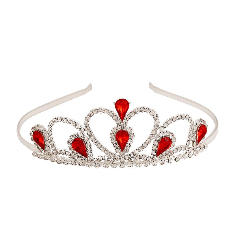 Children's Crown Birthday Party Hair Crown Headwear Girls Performance Hair Accessories Wang Guanxin
