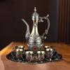 Coffee Pot Set Ornament Decanter and Glasses Household Decoration Tea Cup Serving for