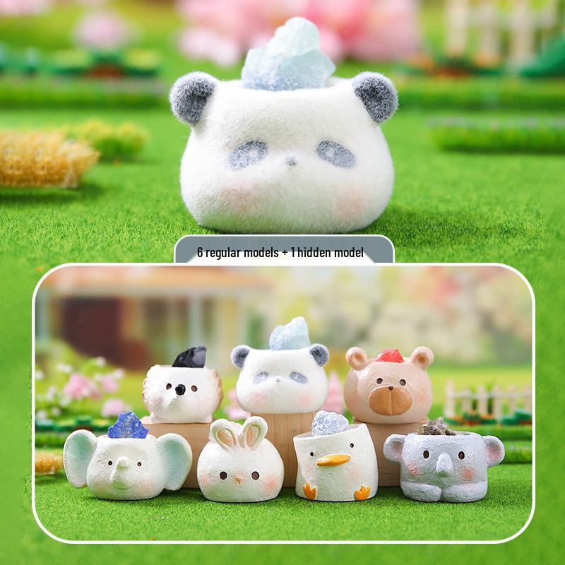 Qingqiu Nine-Tailed Fox Blind Box Figurine - Trendy New Year Gift & Desktop Decoration