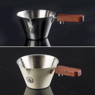 V-förmiger Ausguss Kaffee Espresso Tasse Holzgriff Kaffee Extrakt Tasse Kaffee Messbecher Zuhause
