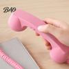 Vintage Style Handset Retro Phone for Mobile Phones, Type-C Wired Handheld Unique Gadget Calls Cell Receiver with Microphone Calls, Meetings,