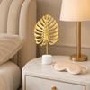 Iron Gold Metal Monsteras Leaf Table Decor  Store Checkout Counter Decor Craft