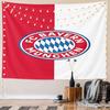 FC Bayern München Logo Design Pattern Wall Hanging Tapestry Decorative Tapestry Home Decor for Bedroom and Living Room
