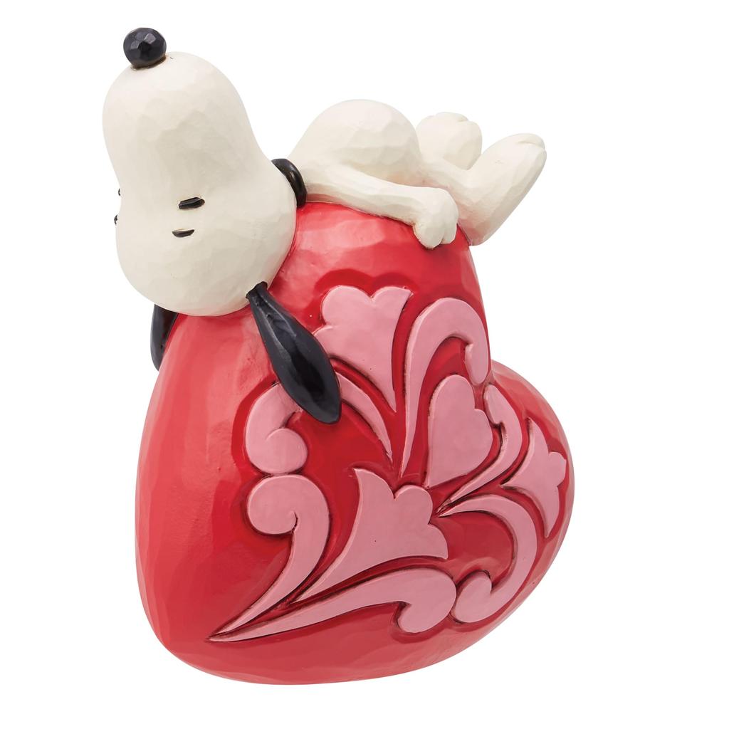 JIM SHORE Snoopy Laying on Heart 6014345