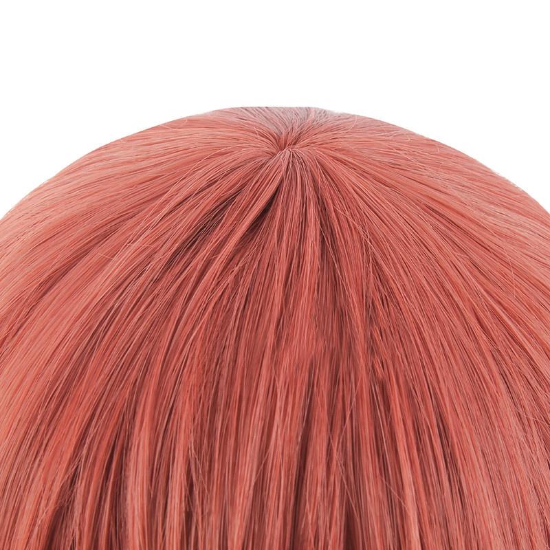 Anime Wig Chainsaw Man Makima Cosplay Wigs Braided Hair Long Pink Red Wig Braids Heat Resistant Synthetic Hair Halloween Party