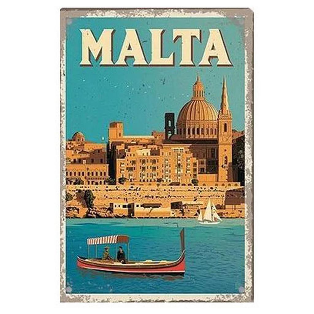 Metal Tin Signs Lucerne Portugal Wall Decoration Plaque Vintage Art Poster Iron Painting for Man Cave Home Cafe Garden Club Bar