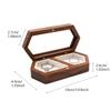 [Vintage Jewelry Box] Vintage Wooden 1pc Jewelry Box | Ring Display Box, Wedding Ring Storage Box, Earrings Necklace Storage Box, Small Jewelry Box
