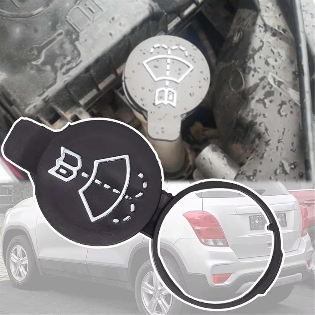 Water Tank Cover Compatible With GMC For Canyon 2015 2016 2017 2018 2019 2020 Windscreen Washer Bottle Screenwash Reservoir Cap Cover 1450270,